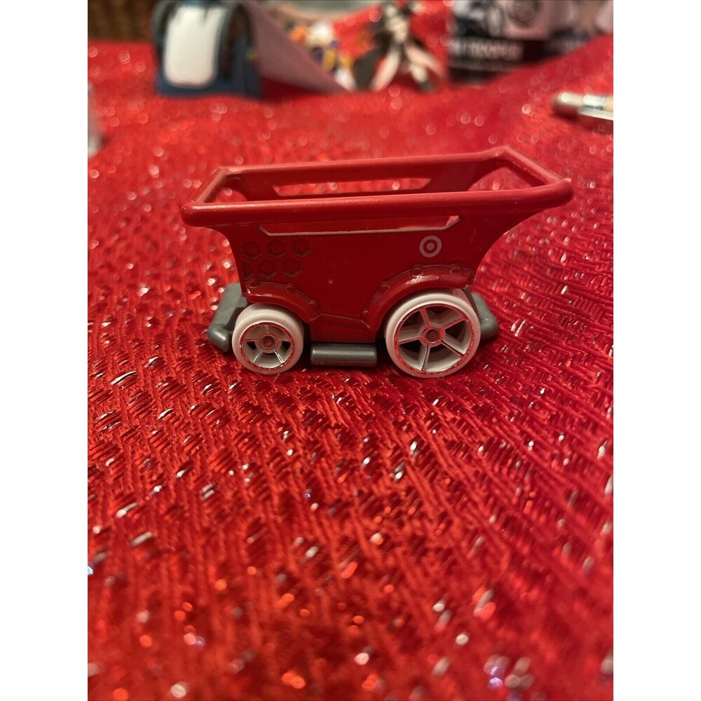 2016 HOT WHEELS AISLE DRIVER TARGET EXCLUSIVE RED DIECAST 2 1/8" SHOPPING CART